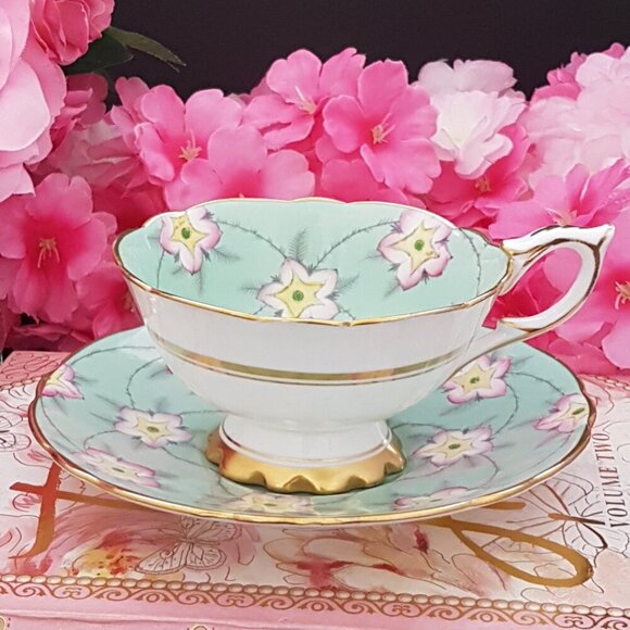 Bone China Royal Stafford Chintz Tea Cup & Saucer Chintz England Christmas Gift - Picture 5 of 8